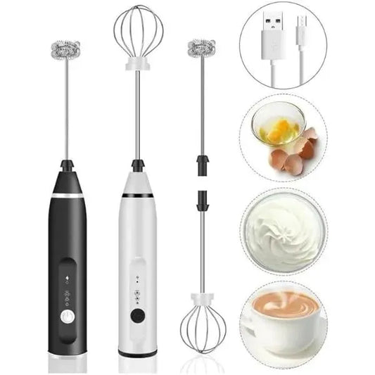 USB Rechargeable Coffee Frother & Egg Beater