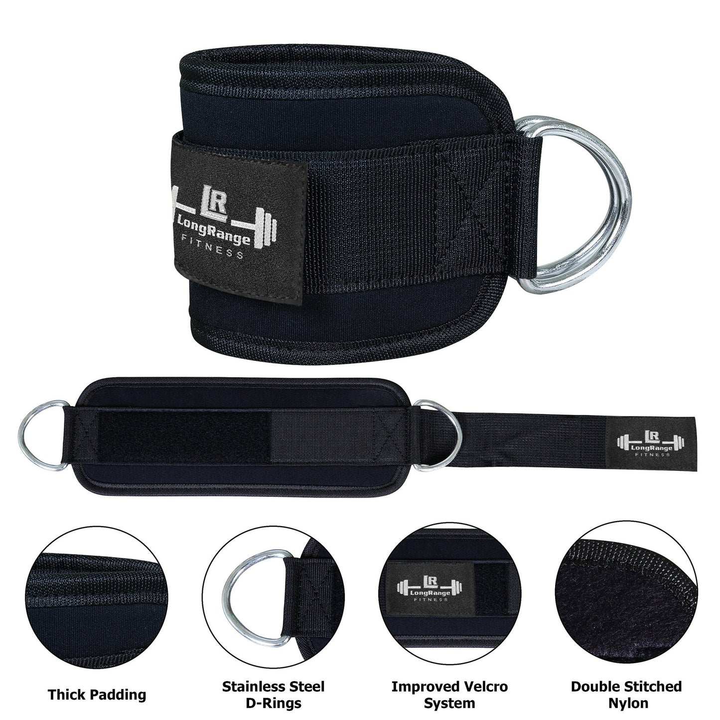 Gym Ankle Strap Cable Attachment