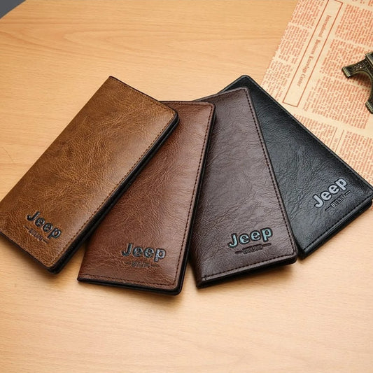 New Trendy SLIM PU Leather Long Wallet