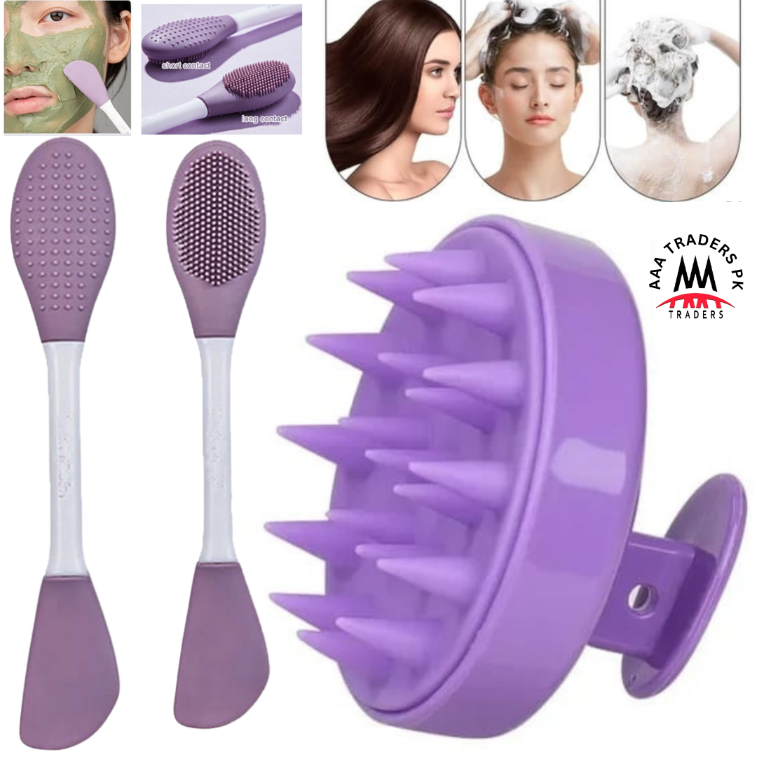 Silicone Double Head Mask Brush,