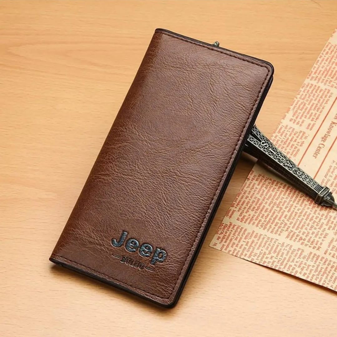 New Trendy SLIM PU Leather Long Wallet