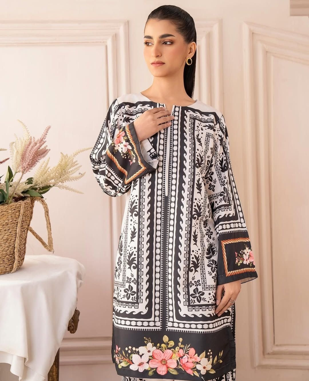 Stylish Collection Stitched New Arrival Trendy Printed 2pc Dress For Women